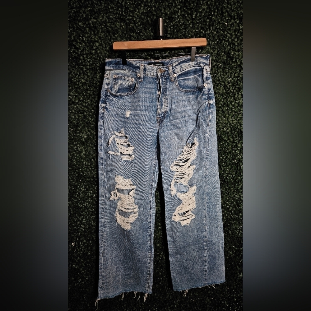 Distressed Blue Women's Jeans